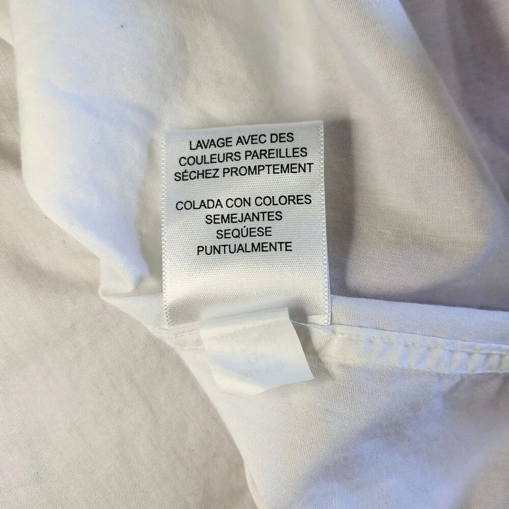 Tommy Hilfiger White Button Shirt Mens XL Vintage 2006 Long Sleeve Cotton Y2K - Picture 10 of 12